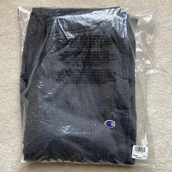 🌟NEW!🌟Champion POWERBLEND Fleece Relaxed Bottom Sweatpants, 32" BNWT! - Picture 2 of 14